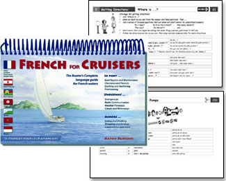 French for Cruisers Front Cover and 2 Inside Pages