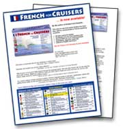 French for Cruisers Flyer and Press Kit