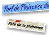 "Plaisance" (pleasure boating)